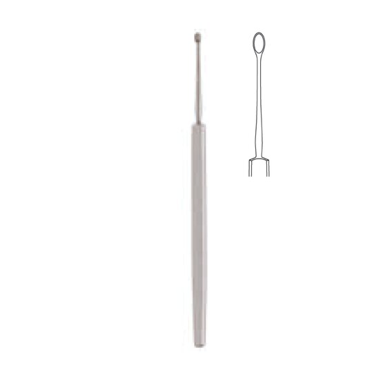 Chalazion curette - Hebra - # 3 - 13,5cm - 5 3/8