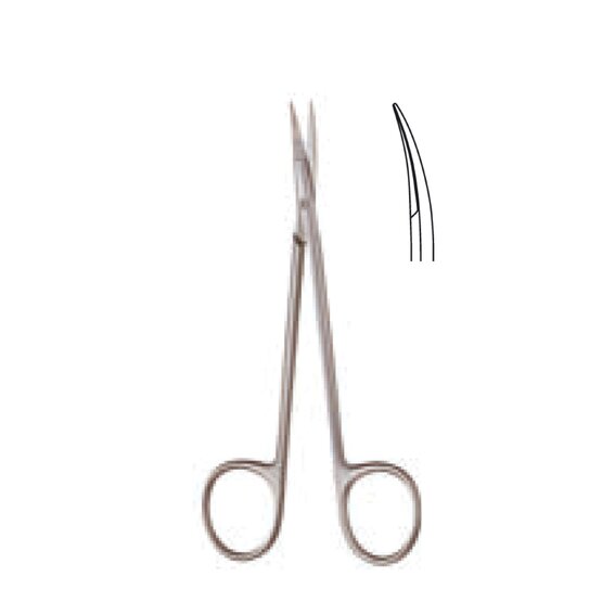 Delicate dissecting scissors - Knapp - Standard - blunt - 12cm 4 3/4