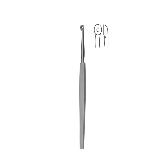 Lupus curette - Wolff - 14cm 5 1/2