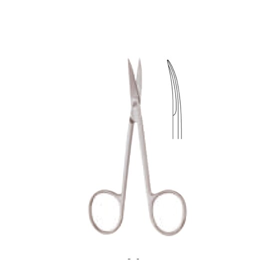 Iris scissors - curved - supercut - 11,5cm 4 1/2