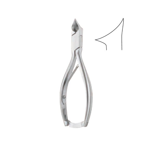 Nail forceps - french pattern - 14cm 5 1/2