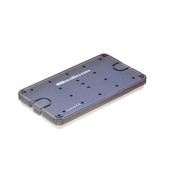 Trays for delicate Instruments - with silicone mat, stackable -  190x102x19mm- DMS-499000