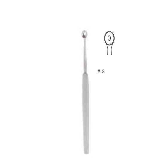 Lupus curette - Wolff - 14,5cm 5 3/4