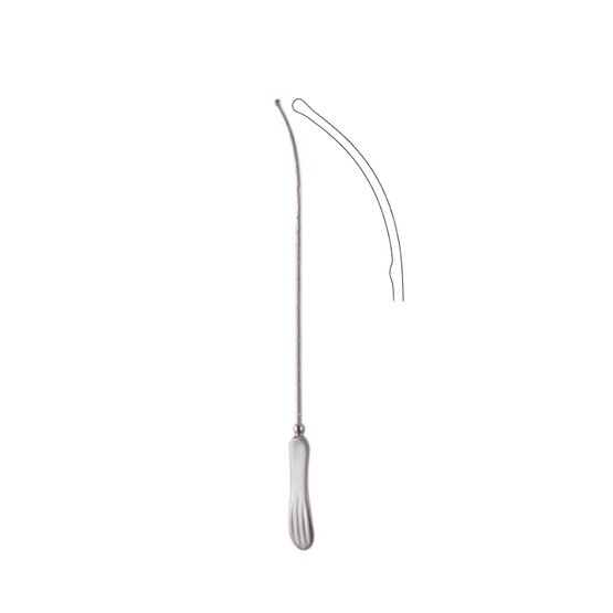 Uterine probe - maleable - graduated in cm - 30cm 11 3/4