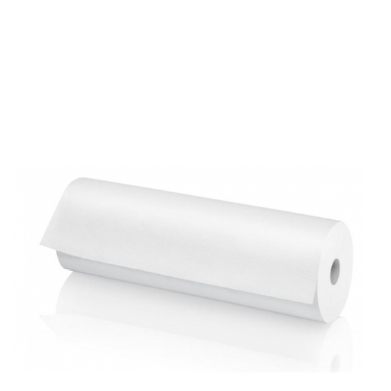 Dermroll Papier pour table d'examen 2pl - blanc 100% pulpe pure - 50cm x 50m - 35gr/m2- BPP50