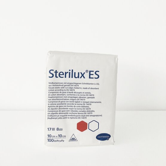 Sterilux ES - Gaaskompressen niet steriel [10 cm x 10 cm] / 100st.- 418804