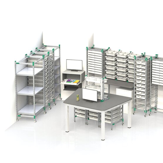 Storage and distribution systems H+H Flexshelf