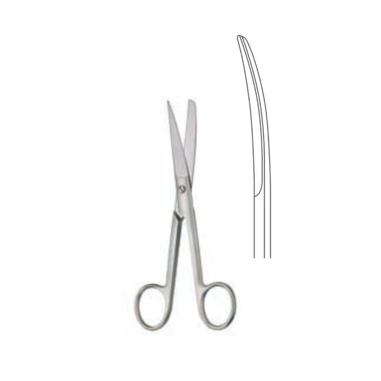 Ciseaux chirurgicaux - Standard - 11,5cm 4 1/2