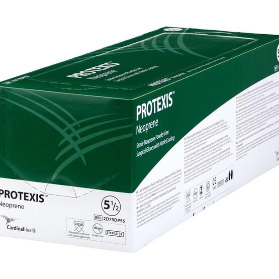 Duraprene=Protexis Neoprene   Steriele poedervrije chirurgische handschoenen + nitrielcoating  M 5.5- 2D73DP55