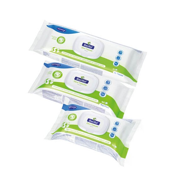 Bacillol Zero Ontsmettingsdoekjes  Big Pack  - 160 st- 981985