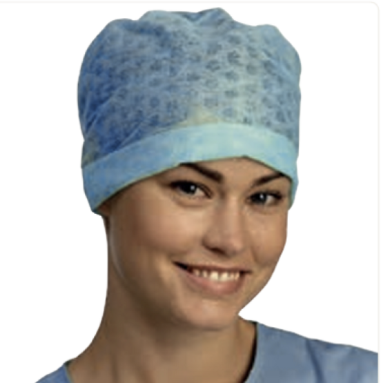 Bonnets chirurgicaux, Chic Molnlycke - Blue- 42034
