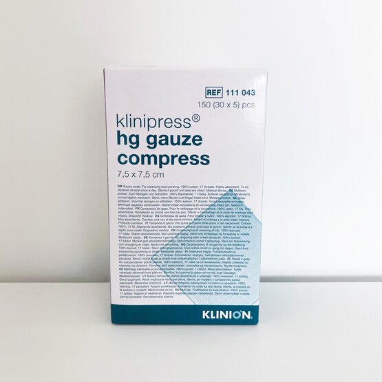 HG Compresses stériles [7,5 cm x 7,5 cm]- 111043