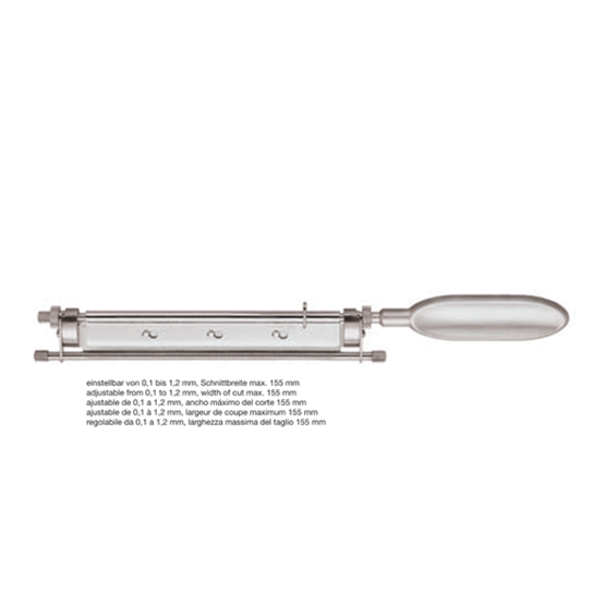Dermatome - Humby 32cm 12 1/2