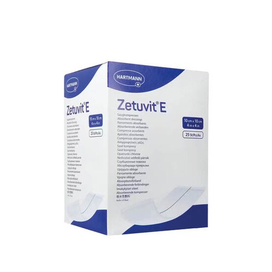 Zetuvit E 10cm x 10cm stérile / 25p.- 413770