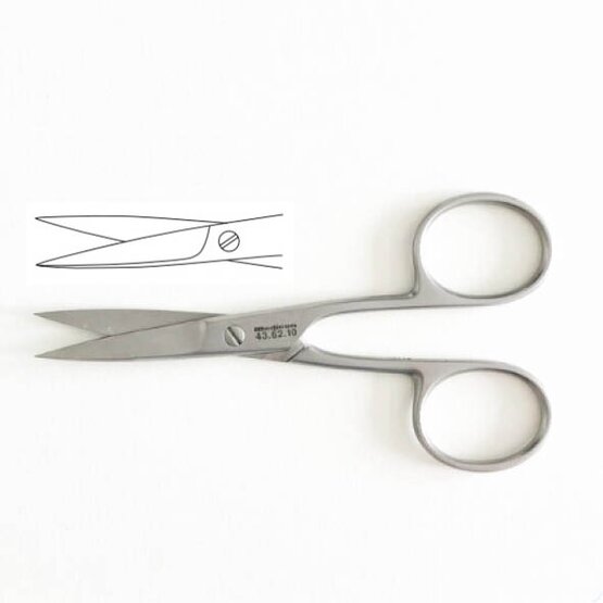 Nail scissors - straight -10,5cm - 4 1/8