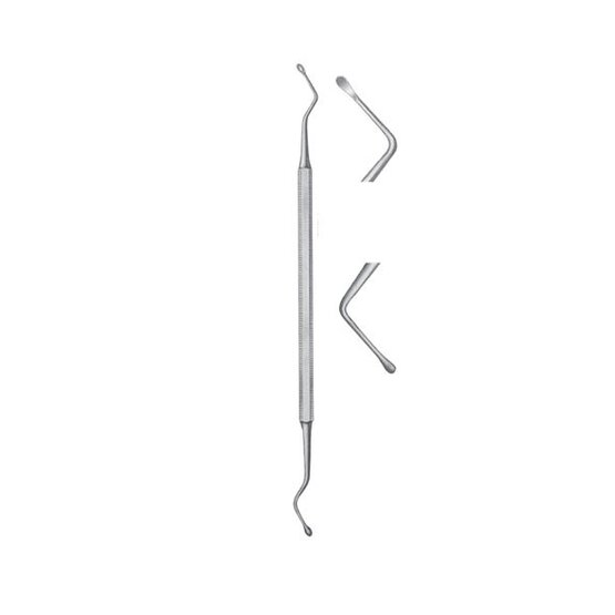 HEMINGWAY Double Curette oval 18cm- FRIMED-024-401-001