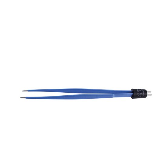 Olsen Bipolar Forceps; Cushing; Insulated; Smooth; Straight; 1.5 mm Tips; 7 in; 178 mm; Reusable- 10-1162I