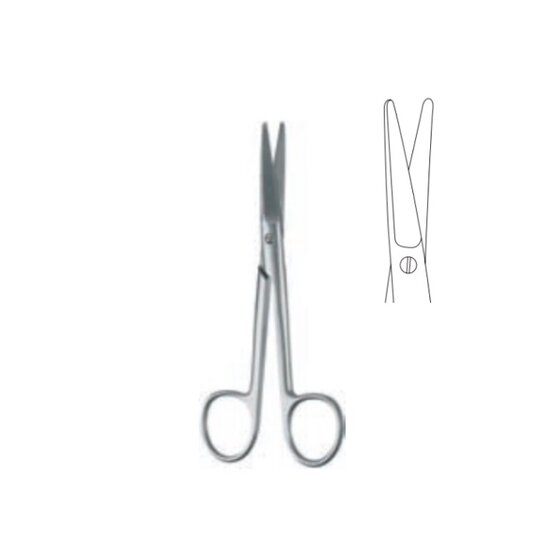 Ciseaux à dissection - Mayo - 14 cm 5 1/2