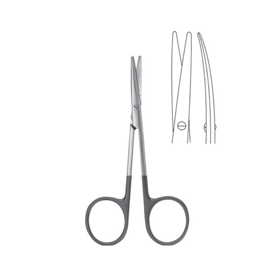 Ciseaux Metzenbaum - Supercut - courbé - 11.5cm 4 1/2