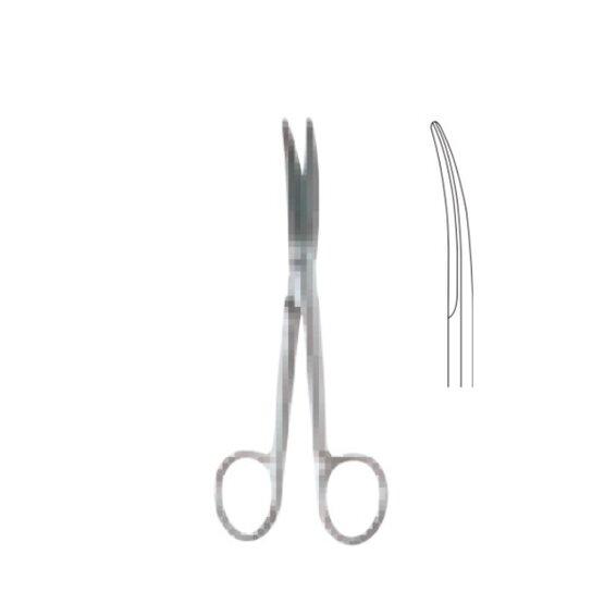 Mayoschaar cvd - gebogen - 14.5cm- DMS-035114