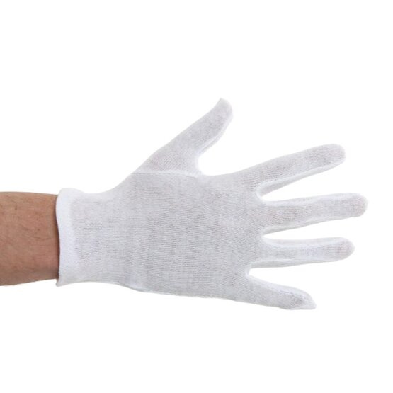 CMT katoenen handschoenen, wit, X-Large / 12 PAAR- 15056