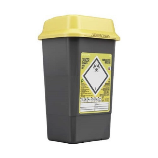 Sharpsafe SHA-51125610, naaldencontainer, Dual protect pro 7 liter- 224032