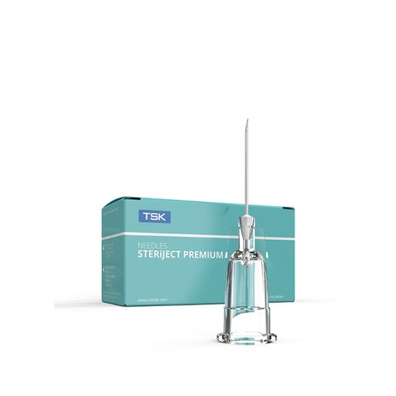 TSK Needles Premium Hub  25G x 13mm (½”) / 100st- PRC-25013I-100