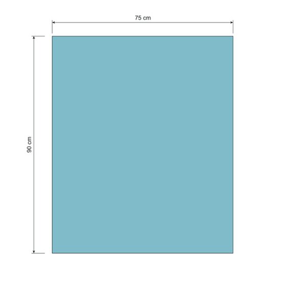 Klinidrape zonder opening / 45 st [75 x 90 cm]- 63619