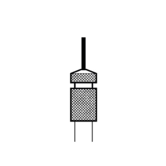 Straight spray extension “C” 0,55 mm, 25 mm short- 138