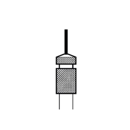 Straight spray extension “B” 0,75 mm, 25 mm short- 137