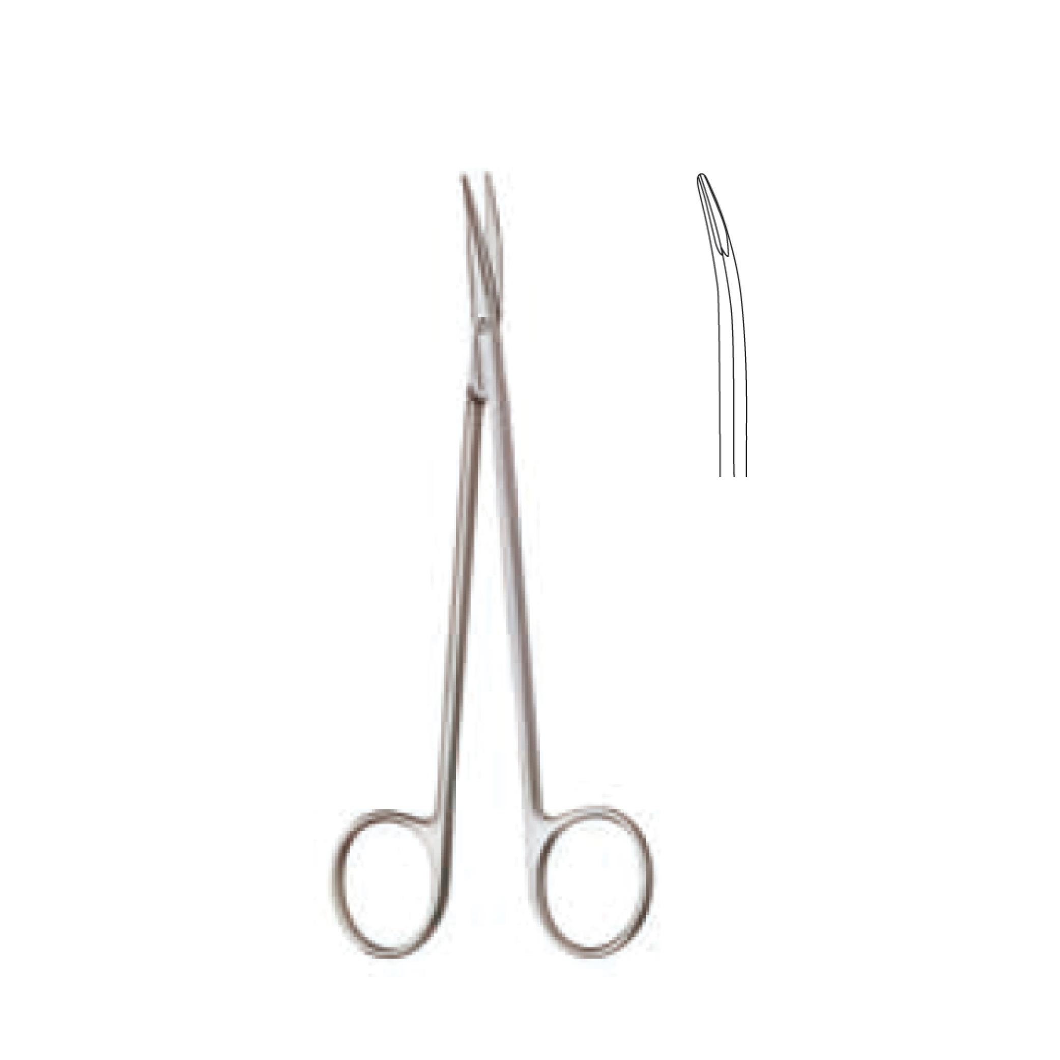 Curved Dissection Scissors Dissecting scissors - Reynolds (Jameson) - curved - 12cm - 4 3/4